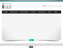 Tablet Screenshot of ingenieriairadi.com